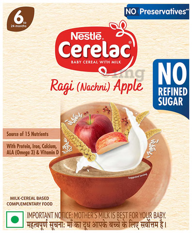Cerelac Ragi / Nachni Apple 6+ 300G