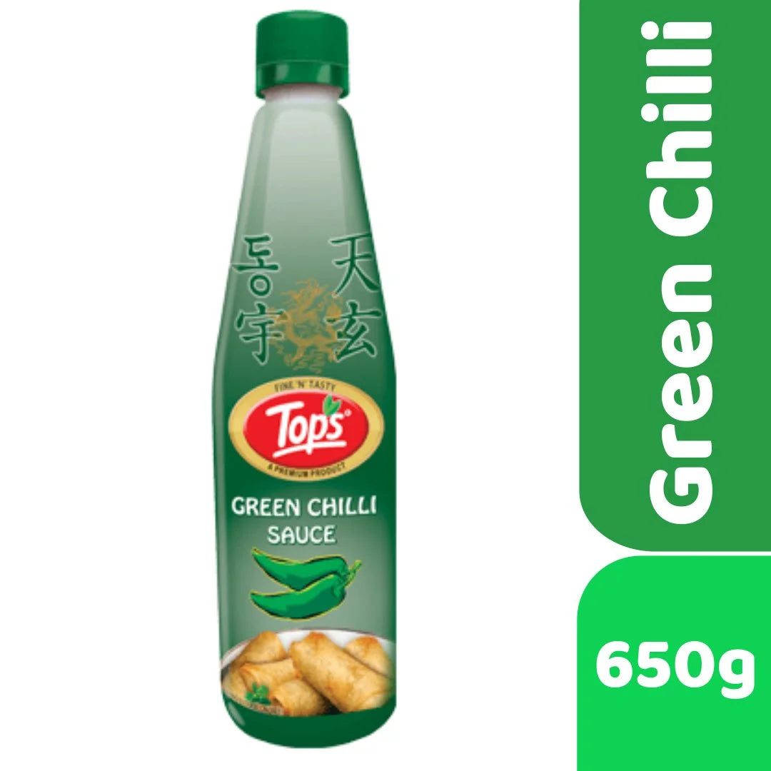 Tops Green Chilli Sauce 650Gm