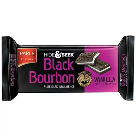 Parle Hide & Seek Black Bourbon Vanilla Biscuits 100Gm