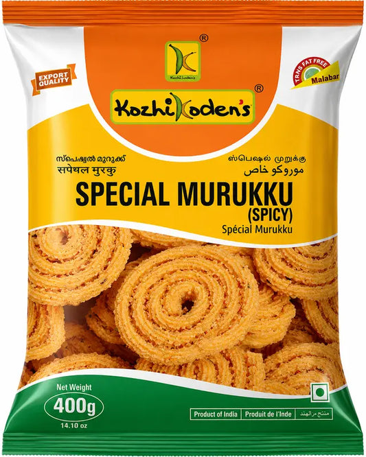 Kozhikodens Special Muruku Spicy 400Gm