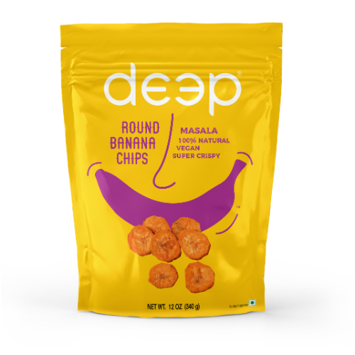 DEEP ROUND BANANA CHIPS MASALA