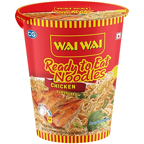 Wai Wai Chicken Noodles India 65Gm