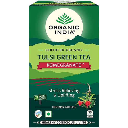 Organic India Tulsi Green Pomegranate Tea 25Bags 50G