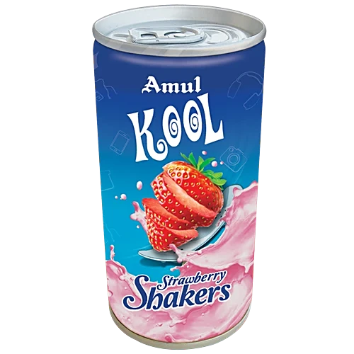 Amul Kool Strawberry Can 200Ml