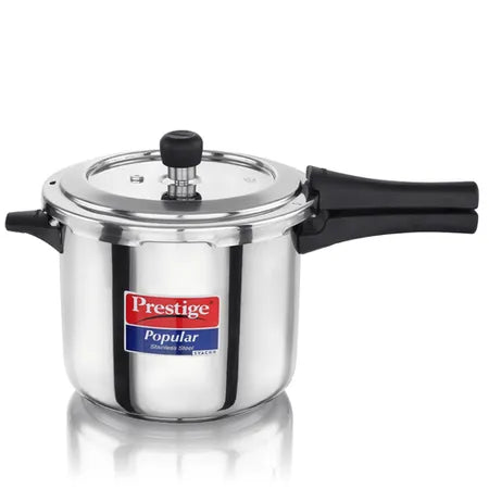 Prestige Popular Svachh Stainless Steel Pressure Cooker 5Ltr