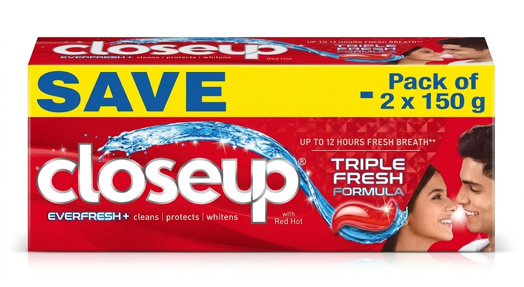 Closeup Everfresh + Zinc Fresh Tooth Paste 150G + 150G
