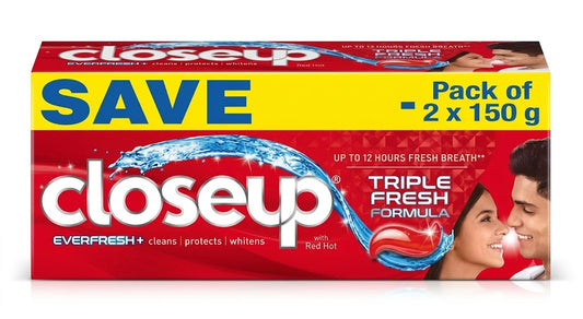 Closeup Everfresh + Zinc Fresh Tooth Paste 150G + 150G