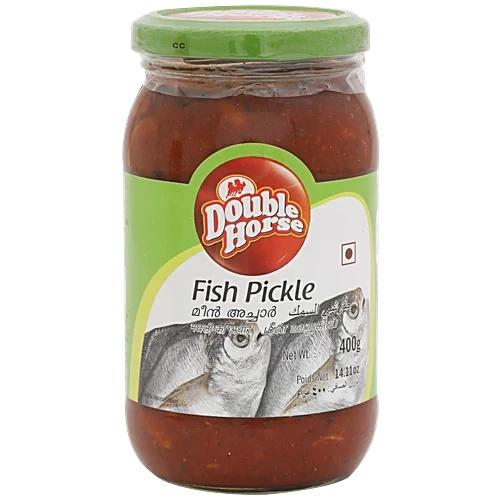 Double Horse Fish Pickle 400Gm