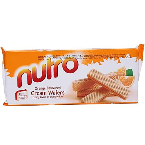 Britannia Nutro Orange Kreme Wafers 150Gm