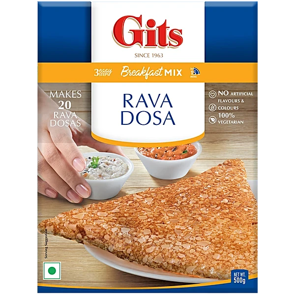 Gits Rava Dosa Mix 500G