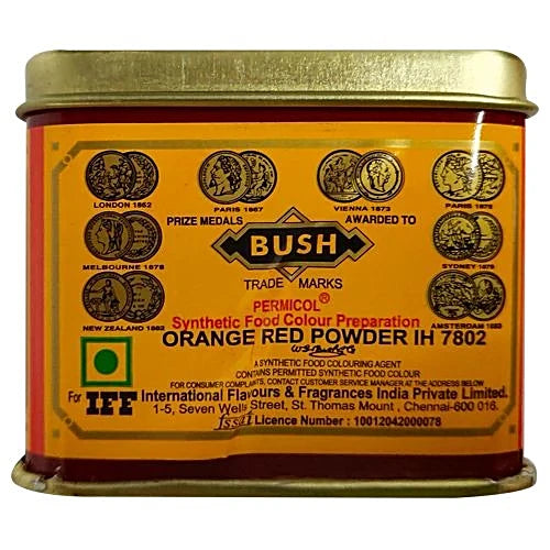 Bush Orange Red Food Color 100Gm