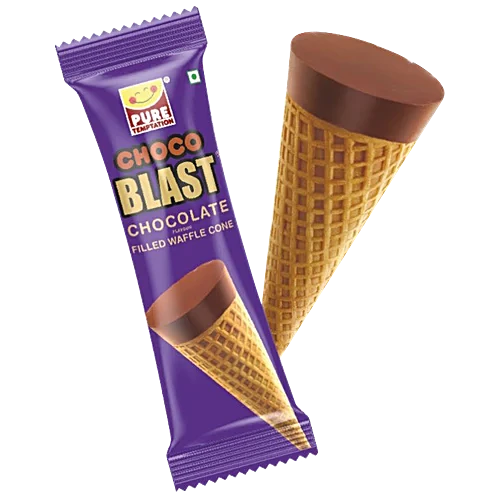 Chocoblast Joy Chocolate Cone Shape Waffers 9G