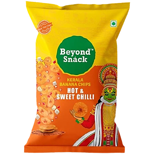 Beyond Snack Banana Chips Hot & Sweet Chilli 75Gm