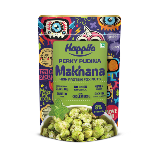 Happilo Makhana Perky Pudina 55G