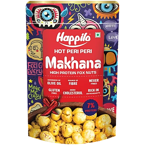 Happilo Makhana Hot Peri Peri 55Gm