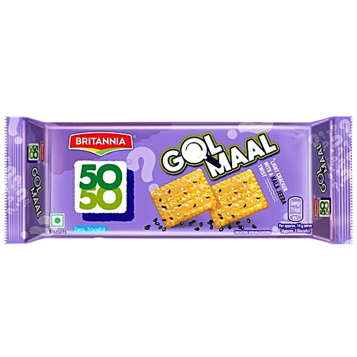 Britannia 50/50 Gol Maal Cracker 110Gm