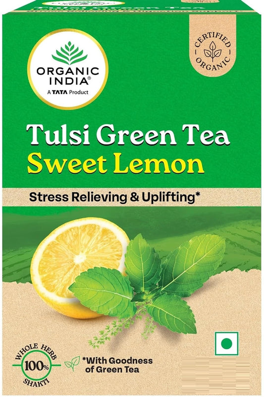 Organic India Tulsi Green Sweet Lemon T