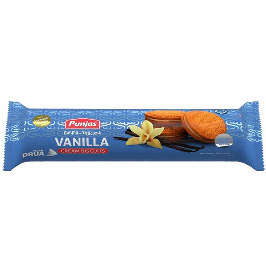 Punjas Vanilla Cream Biscuits 250Gm