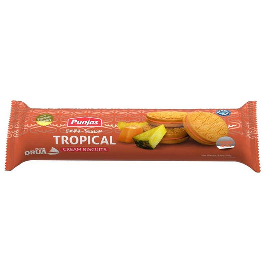 Punjas Tropical Cream Biscuit 250Gm