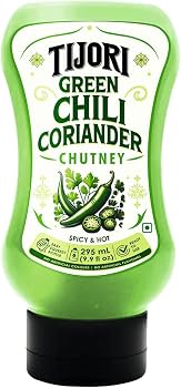 Tijori Green Chilli Coriander Chutney 295ml