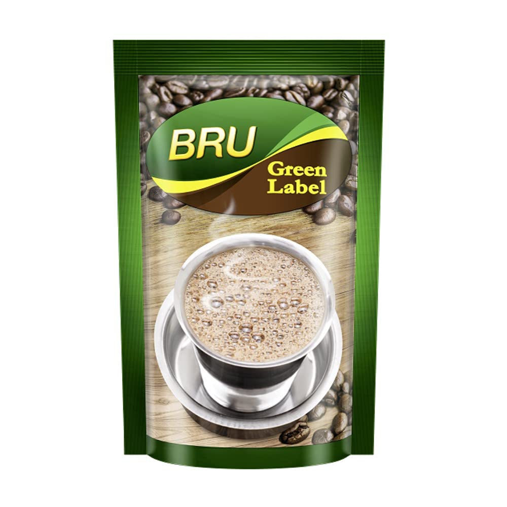Bru Green Label Coffee Pouch 500G