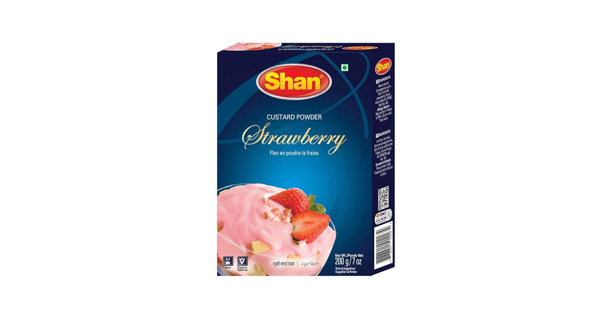 Shan Strawberry Custard Powder 200Gm