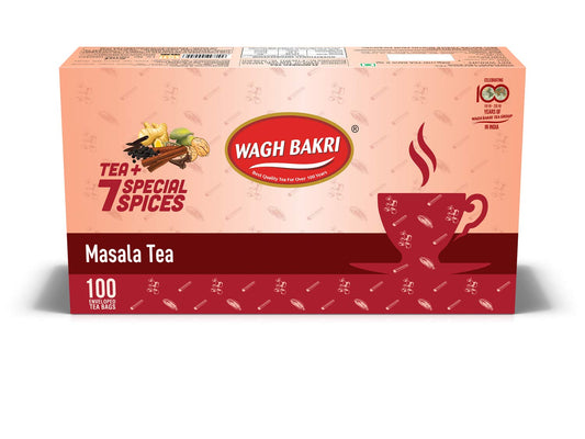 Wagh Bakri Masala Tea Bags 200Gm