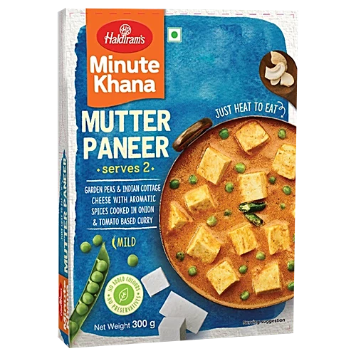Haldirams Mutter Paneer Rte 300Gm