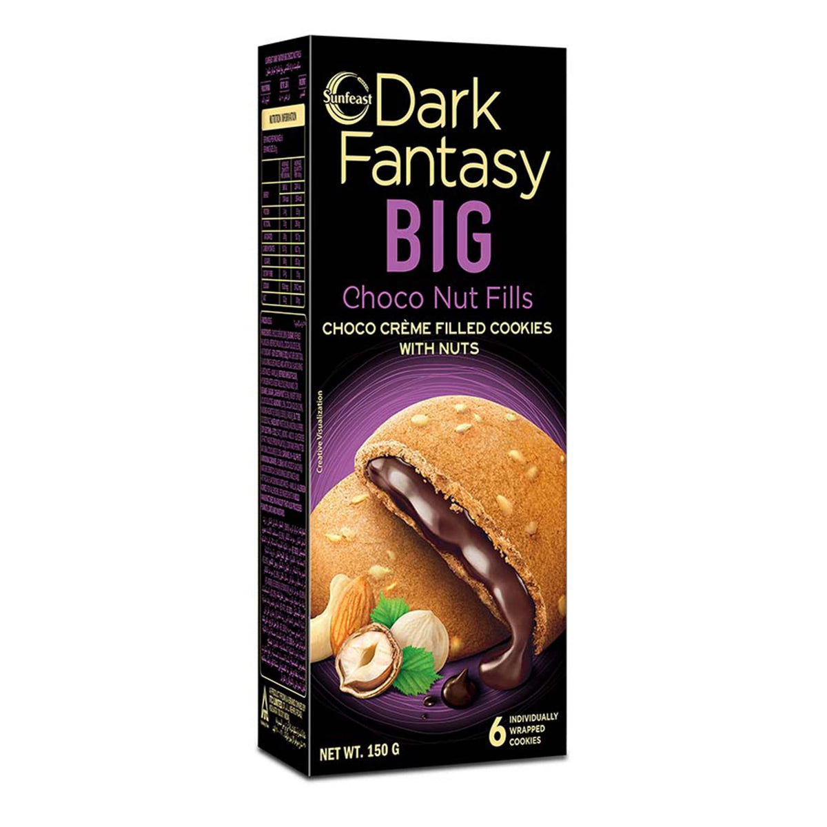 Sunfeast Dark Fantasy Choco Nut Fills 150Gm