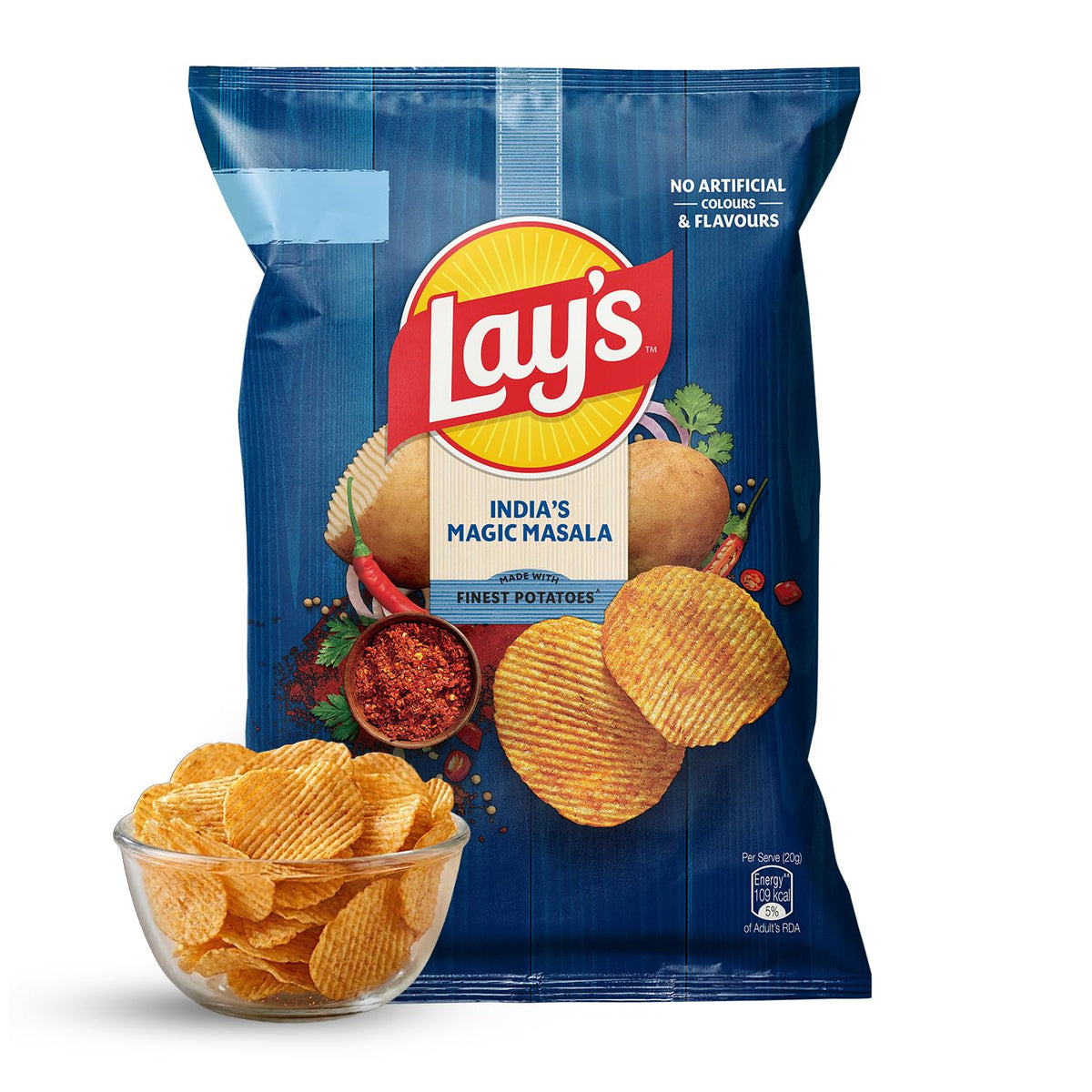 Lays Magic Masala Potato Chips 52G