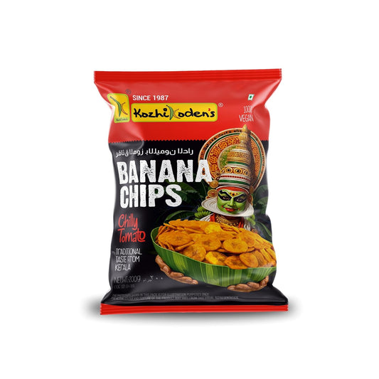 Kozhikodens Chilli Tomato Banana Chips 200Gm
