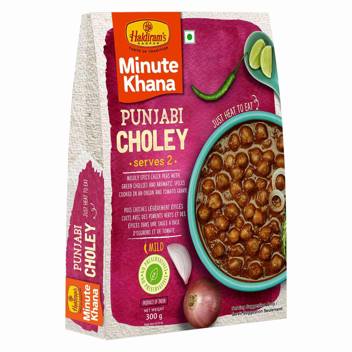 Haldirams Punjabi Choley Rte 300Gm