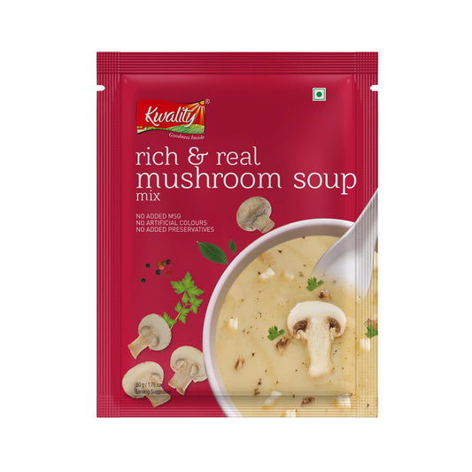 Kwality Rich & Real Mushroom Soup Mix 50G