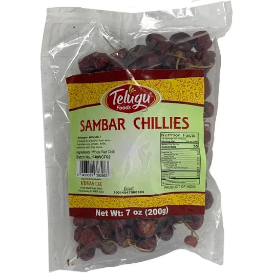 Telugu Sambar Chillies 100G