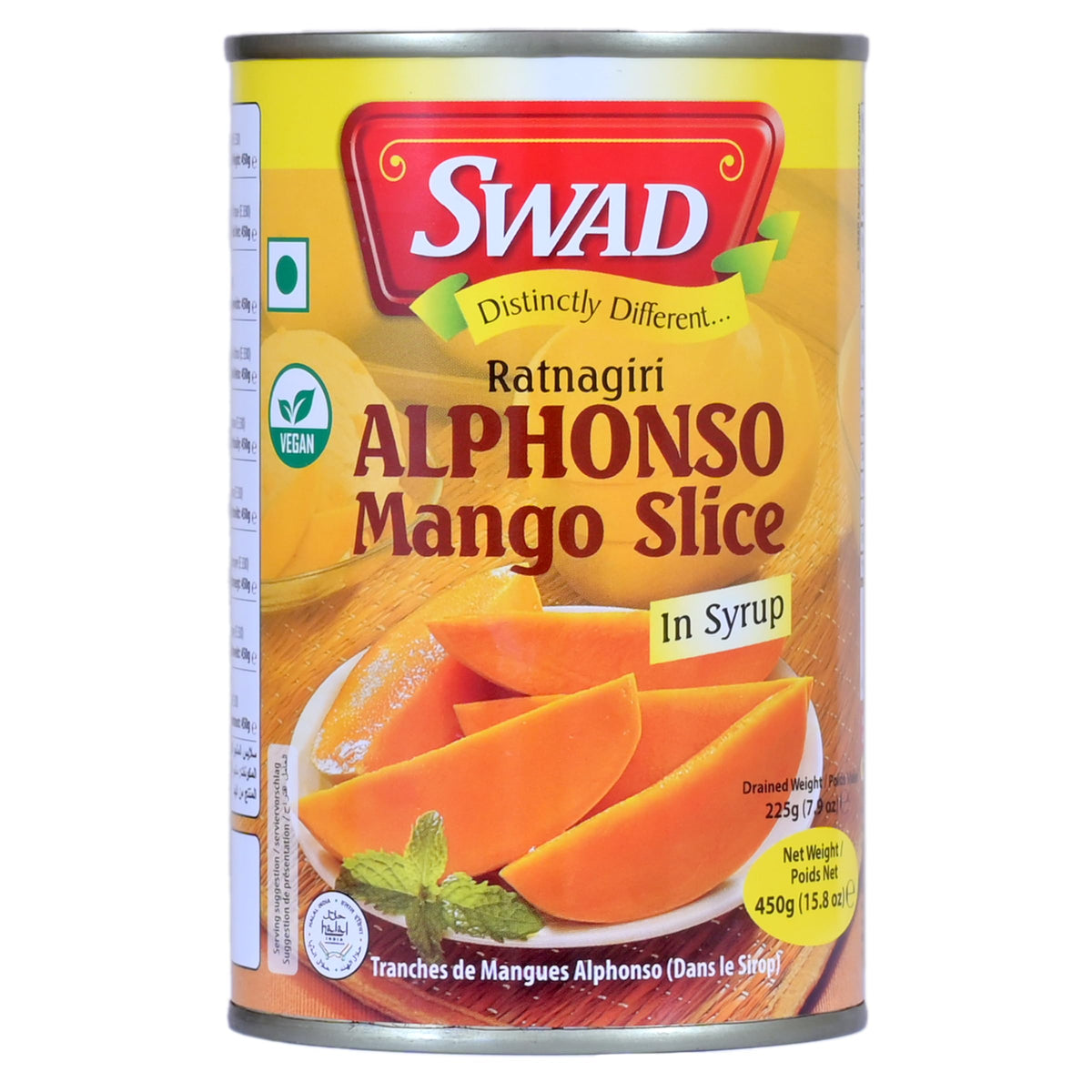 Swad Alphonso Mango Slice In Syrup 450G