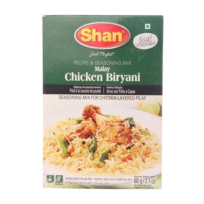 Shan Malay Chicken Biryani Masala 60Gm