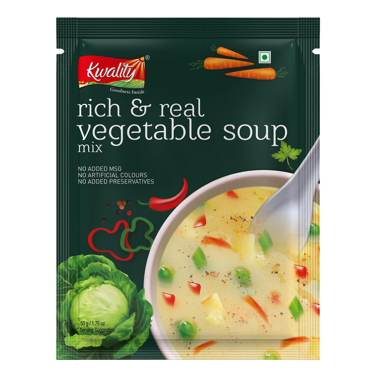 Kwality Rich & Real Vegetable Soup Mix 50G