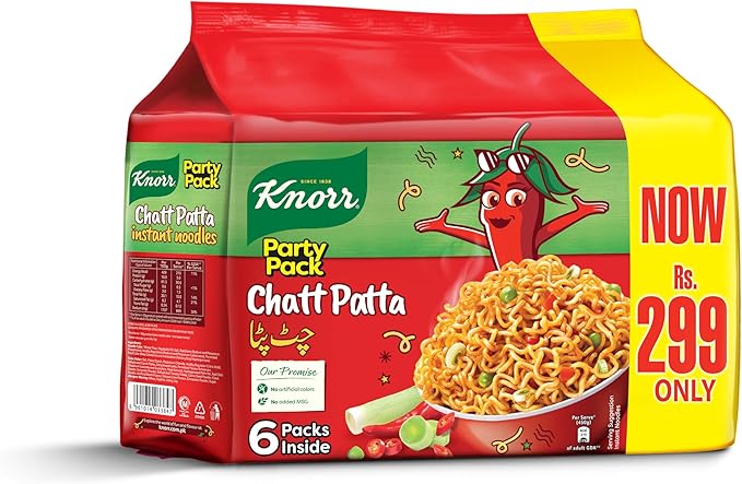 Knorr Chatpatta Spicy Flavored Instant Ramen Noodles 270G