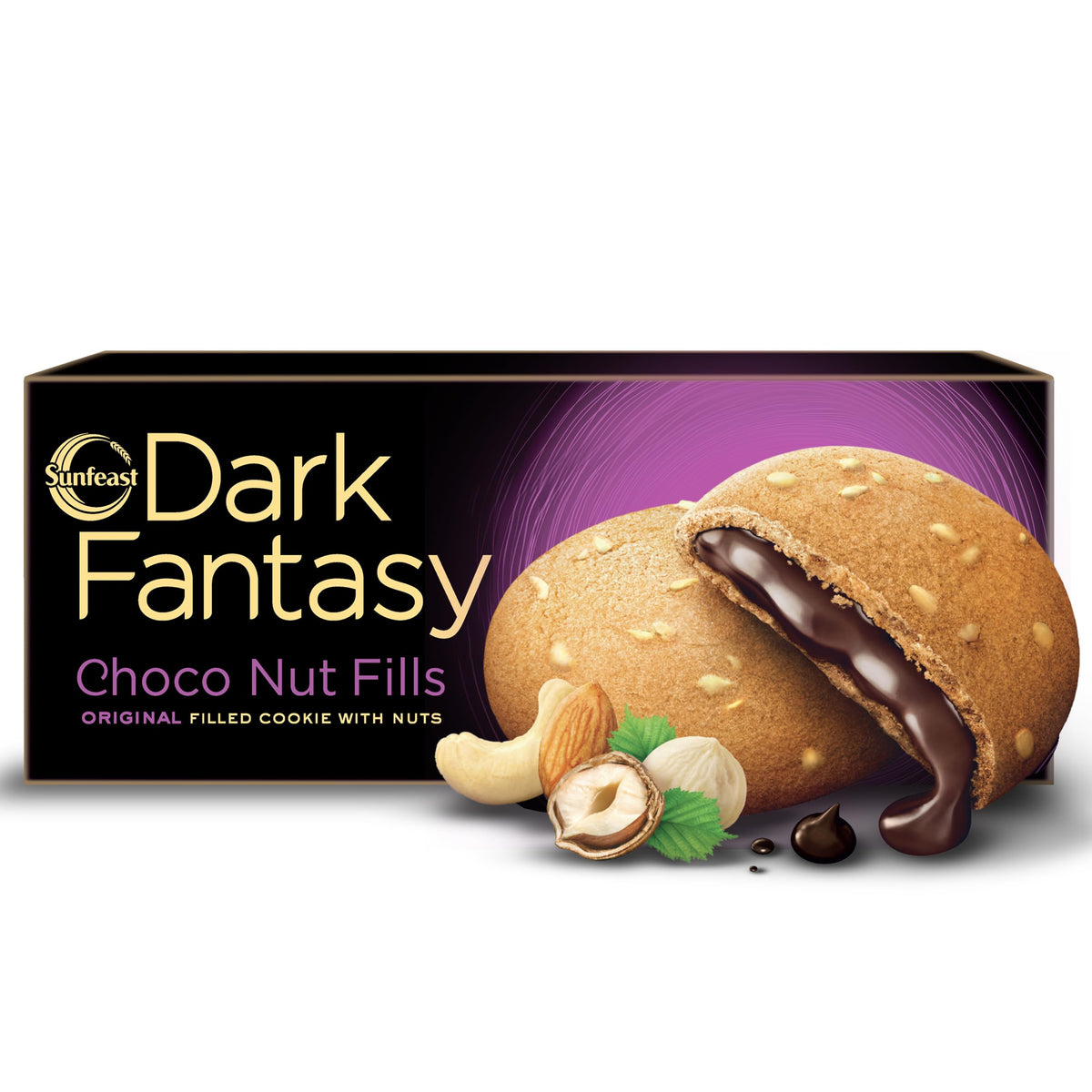 Sunfeast Dark Fantasy Choco Nut Fills 75Gm