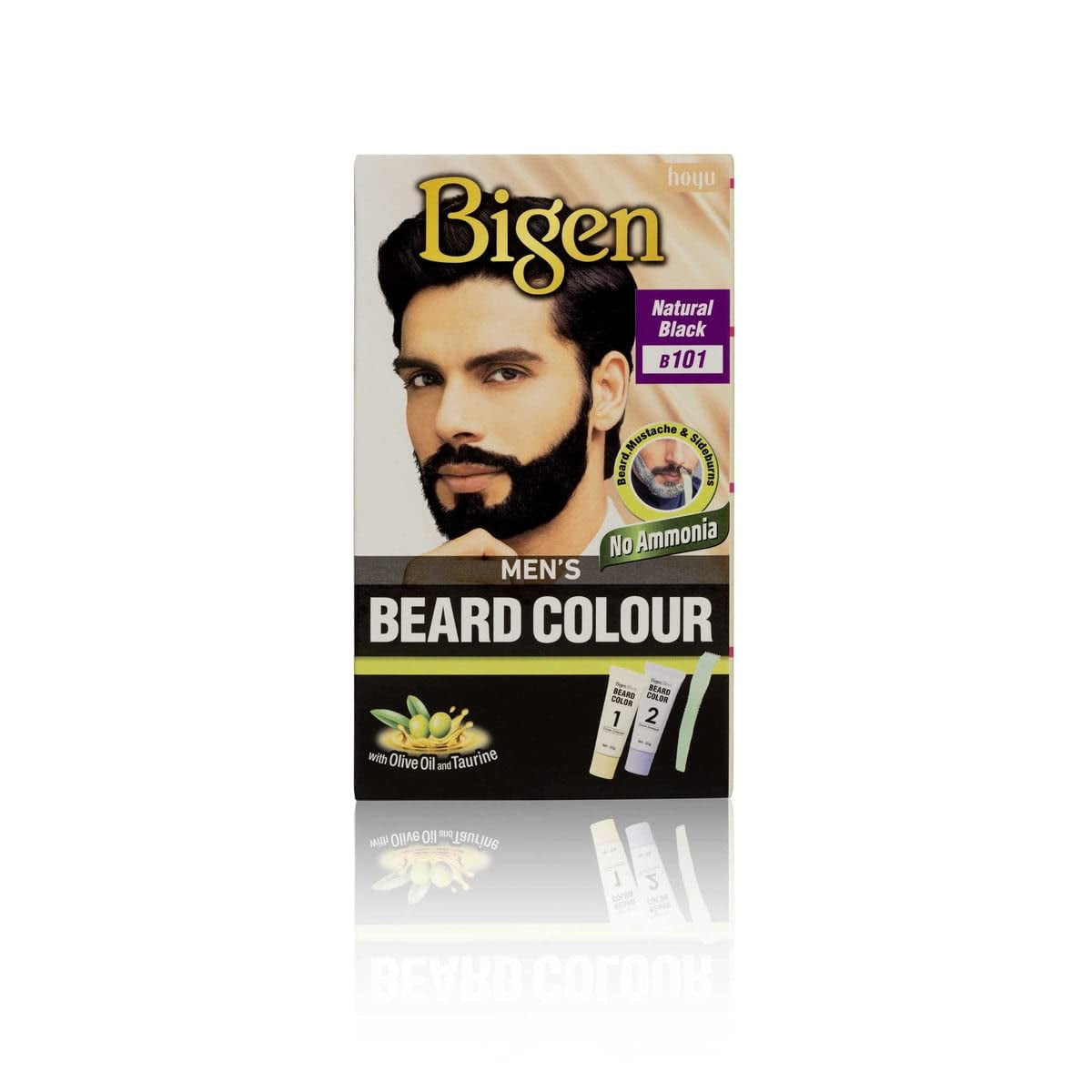 Bigen Men Beard Color Natural Black B101 40Gm