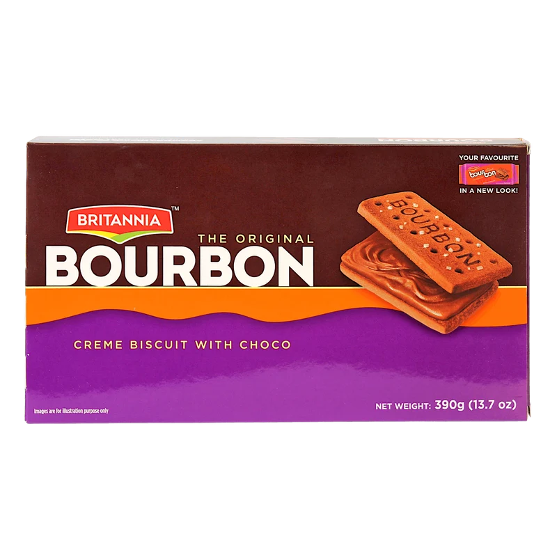 Britannia Bourbon Biscuits 390Gm