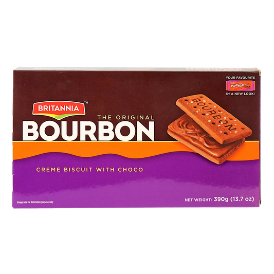 Britannia Bourbon Biscuits 390Gm