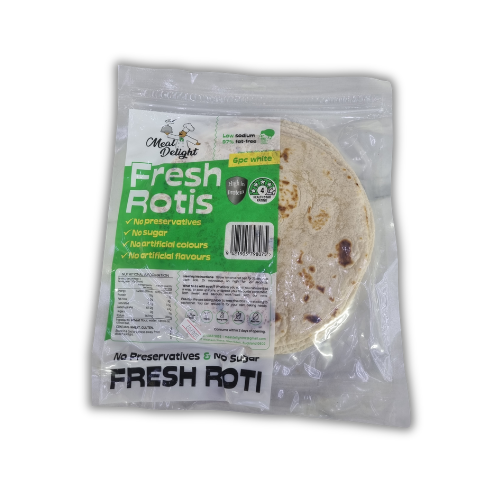 Meals Delight White Rotis 6pc