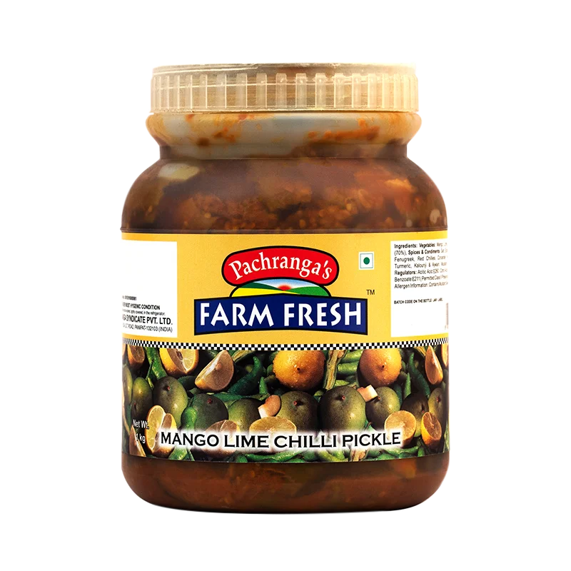 Pachranga Mango Lime Chilli Pickle 1Kg