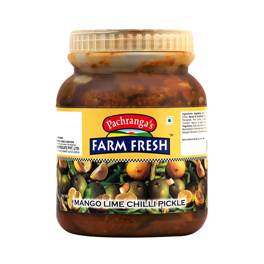 Pachranga Mango Lime Chilli Pickle 1Kg