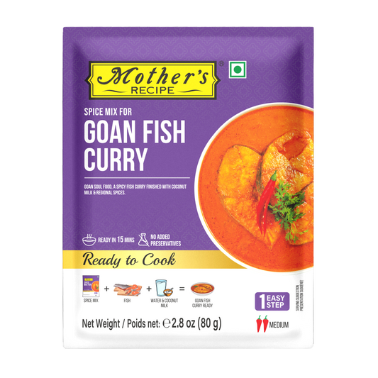 Mothers Goan Fish Curry Mix 80G