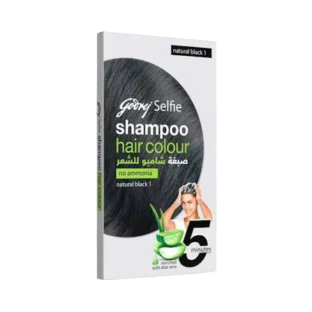 Godrej Shampoo Hair Colour Natural Black 1 18Ml
