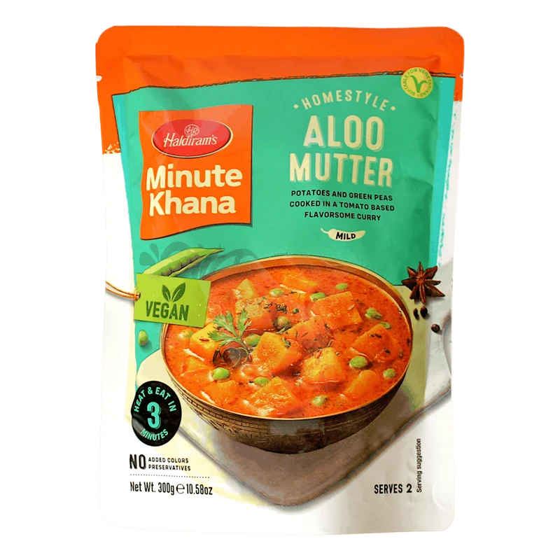 Haldirams Aloo Mutter Vegan Rte 300G