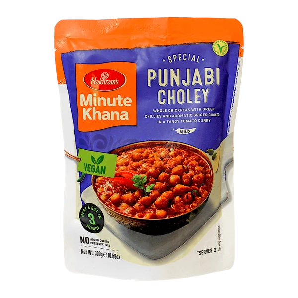 Haldirams Punjabi Choley Vegan Rte 300Gm