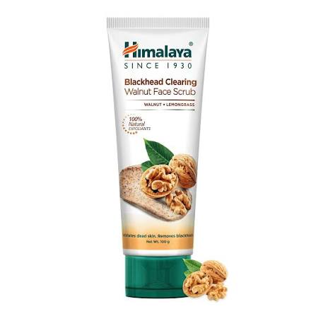 Himalaya Blackhead Clearing Walnut Face Scrub 100Gm